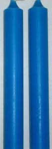 1/2" Light Blue Chime Candle 20 pack