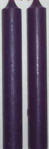 1/2" Purple Chime Candle 20 pack