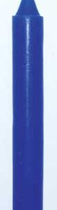 Blue 6" household candle