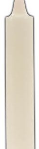 9" White pillar candle
