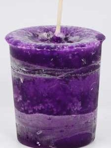 Healing Herbal votive - purple