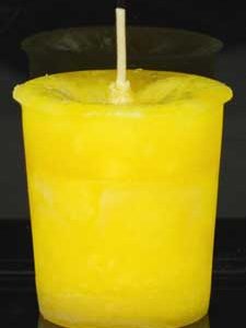 Positive Energy Herbal votive - yellow