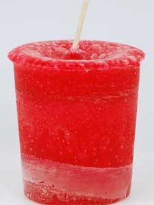 Seduction Herbal votive - red pink