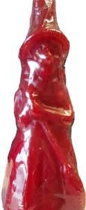 6"-7" Red Witch candle