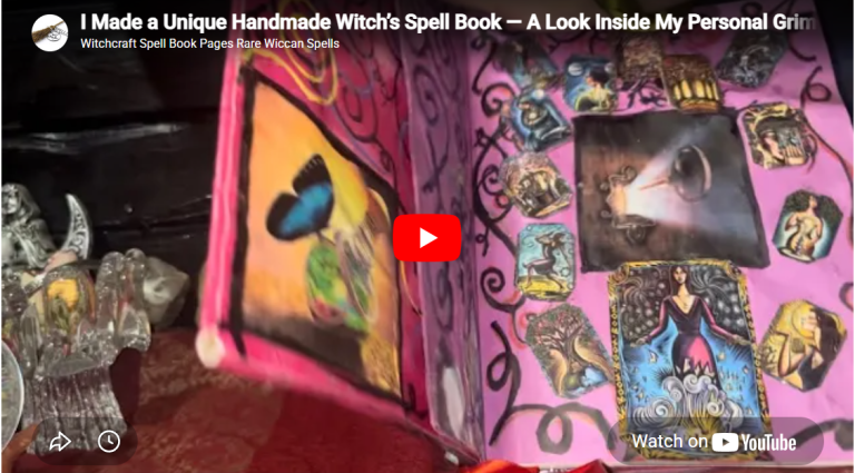 I Made a Unique Handmade Witch’s Spell Book — A Look Inside My Personal Grimoire
