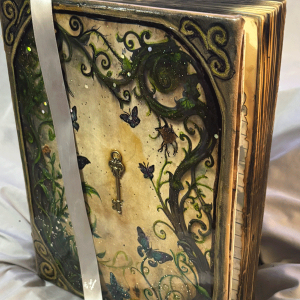 Handmade Grimoire Book of Shadows Heirloom Spellbooks 120 pgs 8.5in x 11in size