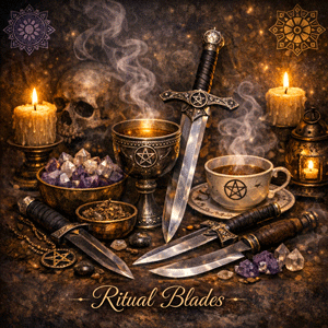 Witchcraft supplies and ritual tools