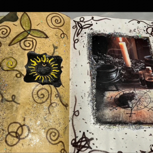 Handmade Grimoire Book of Shadows Heirloom Spellbooks 360 pgs 8.5in x 11in size