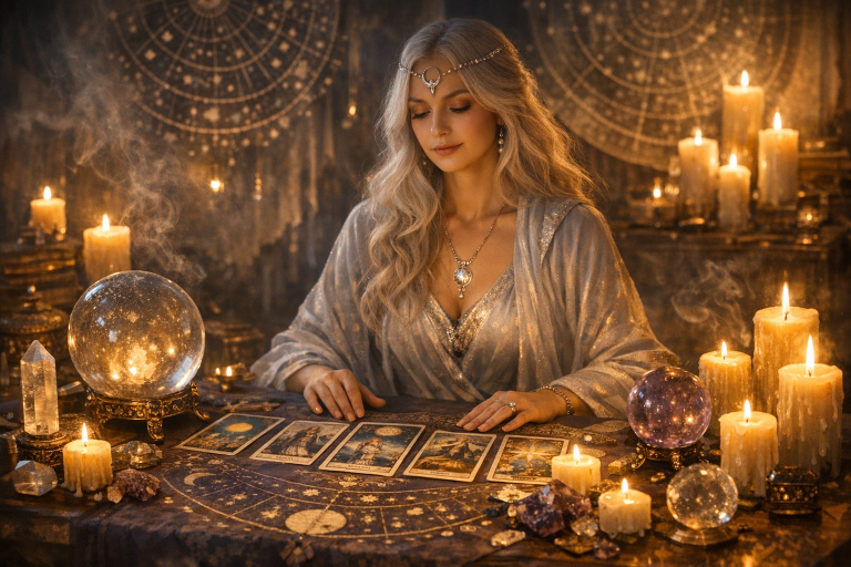 Tarot and Astrology Readings by Lady Angela: Unlock Your Destiny with Rare Wiccan Spells