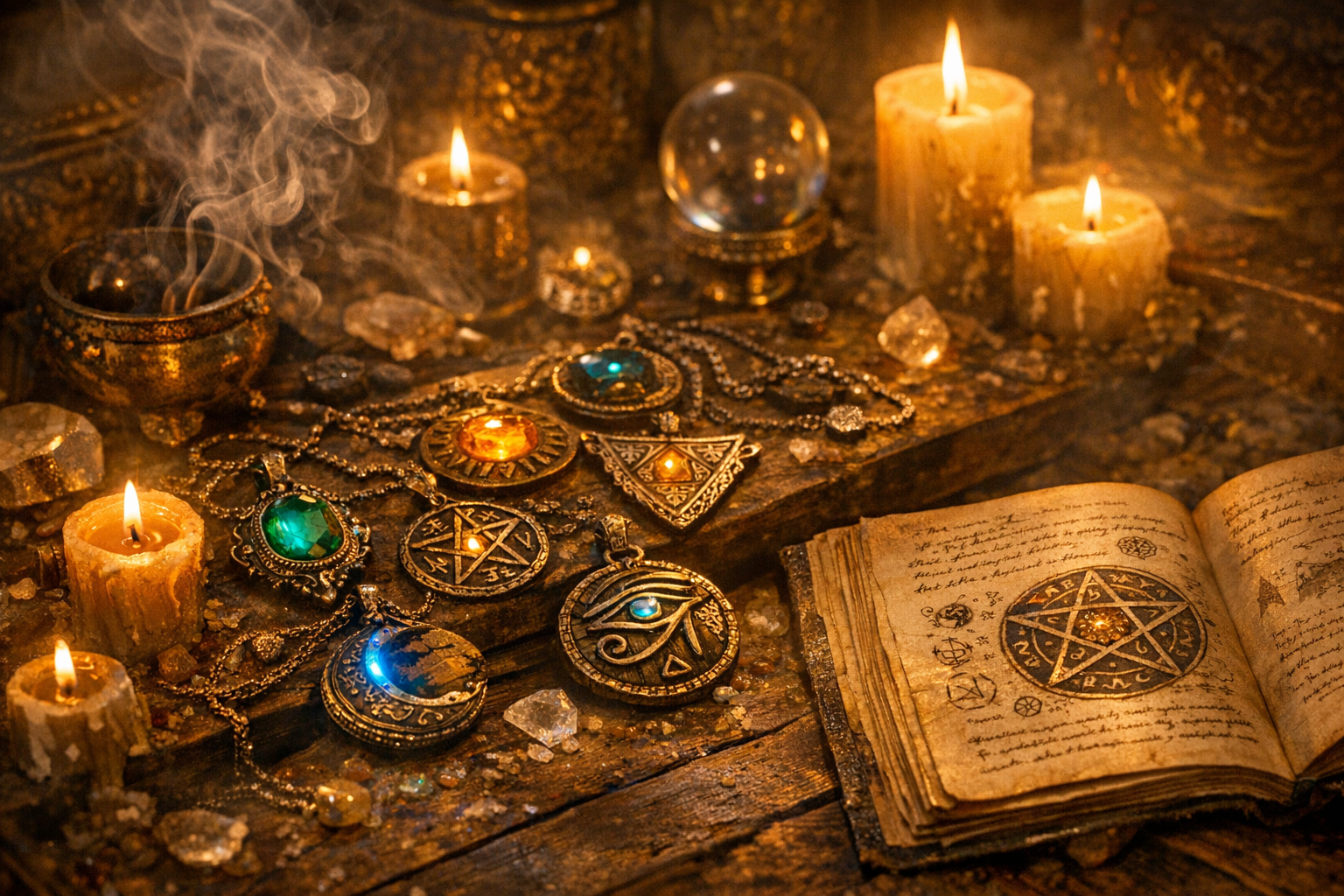 The Magickal Power of Amulets and Talismans: How to Use Them for Protection, Luck, and Spiritual Growth