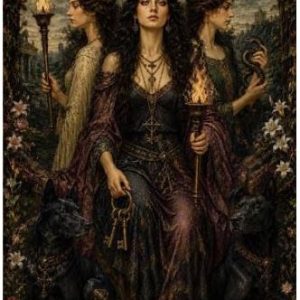 Hecate's Grimoire: Crossroads, Moon Magic & Dark Goddess Spell Pages Printable Book of Shadows Bundle, 16 Pages