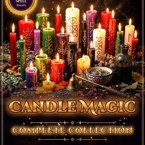 Candle Magic Bundle, 10 Printable Book of Shadows Pages, Candle Spells, Candle Color Meanings, Candle Magick Guide, Witchcraft Spell Pages